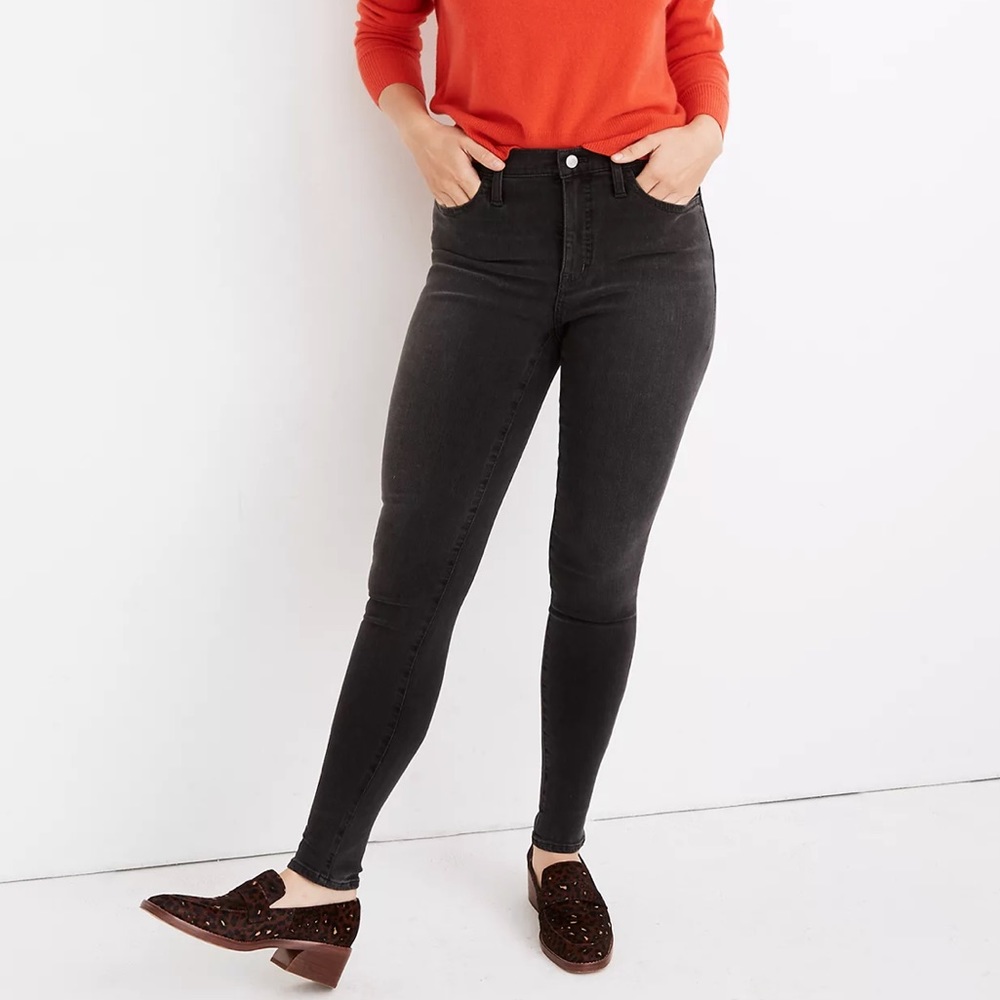 Madewell Petite Curvy High-Rise Skinny Jeans in Starkey Wash